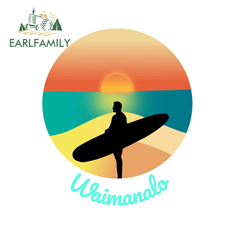 EARLFAMILY 13 см x 10,9 см для вайманало, гавайская пляжная наклейка для серфинга, индивидуальные креативные наклейки с фургоном, Виниловая наклейка...
EARLFAMILY 13 см x 10,9 см для вайманало, гавайская пляжная наклейка для серфинга, индивидуальные креативные наклейки с фургоном, Виниловая наклейка...