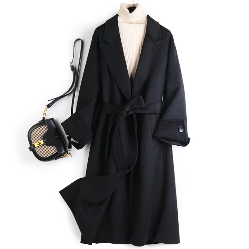 2020 New Style for Autumn and Winter Double Sided Wool Women's Overcoat Sew Double-Sided Woolen Business Suit Collar Jacket
2020 New Style for Autumn and Winter Double Sided Wool Women's Overcoat Sew Double-Sided Woolen Business Suit Collar Jacket