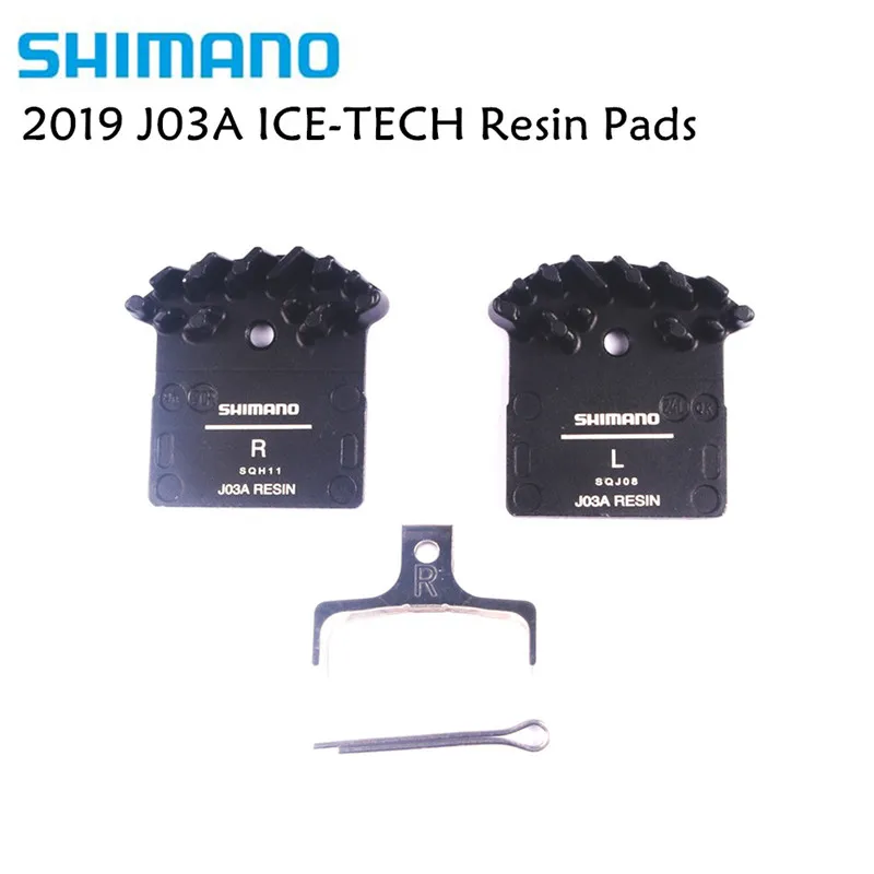 Shimano J03A ICE-TECH смолы охлаждающие ребра дисковые Тормозные колодки для M6000 SLX M7000 Deore XT