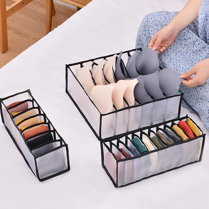 Drawer Organizer Underwear Bra Organizer Storage Box Drawer Closet Organizers Boxes For Underwear Scarfs Socks Bra Hot Sale
Drawer Organizer Underwear Bra Organizer Storage Box Drawer Closet Organizers Boxes For Underwear Scarfs Socks Bra Hot Sale