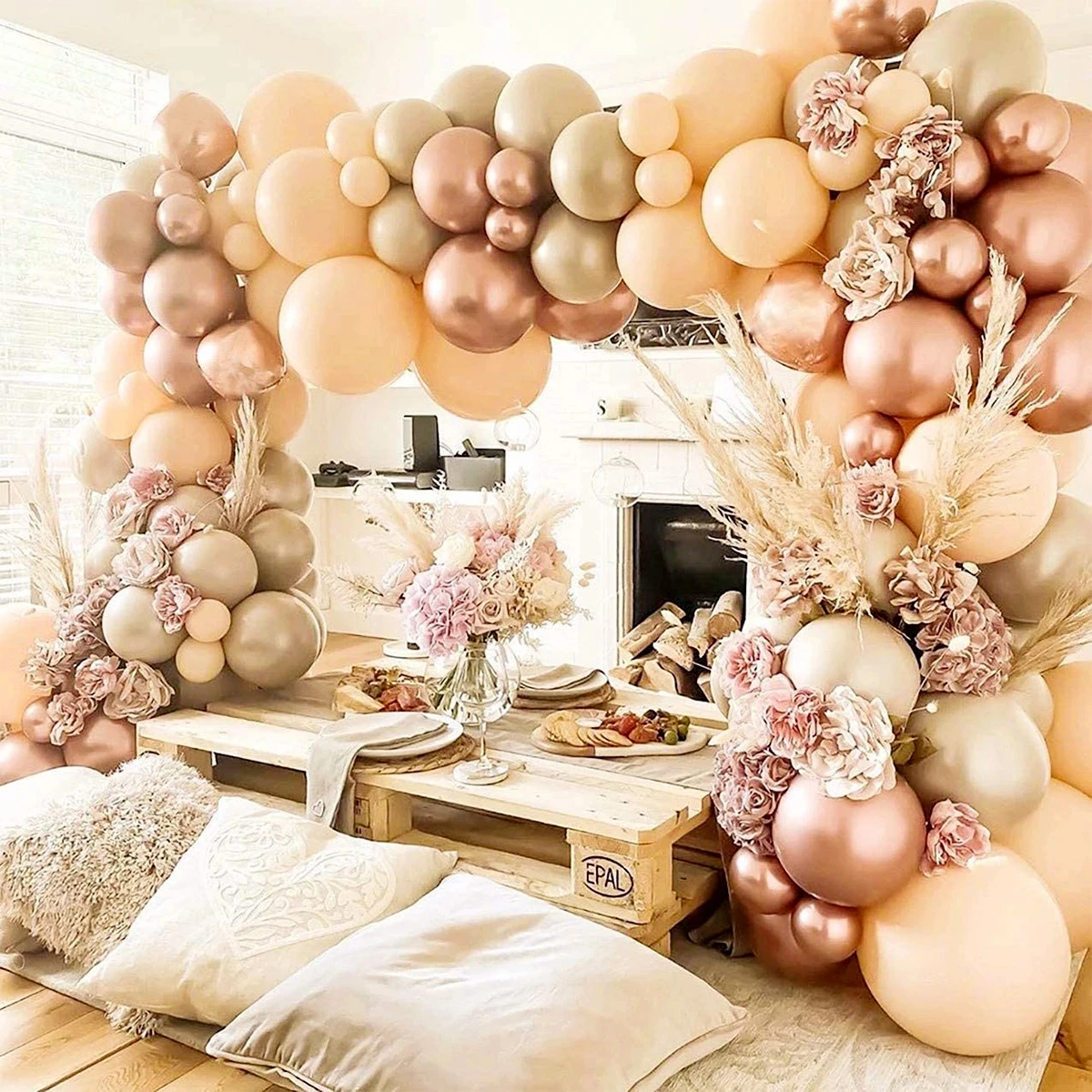 

Coffee Brown Balloon Garland Arch Kit Latex Baloon Birthday Party Decorations Kids Baby Shower Teddy Bear Theme Ballon Decor