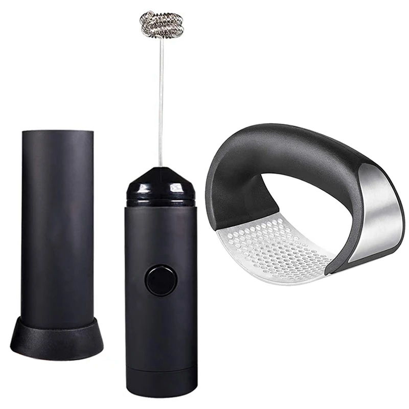 1 Pcs Mini Handheld Milk Frother & 1 Set Arc Garlic Press Household Manual Garlic Tamper Kitchen Ring Garlic Press
1 Pcs Mini Handheld Milk Frother & 1 Set Arc Garlic Press Household Manual Garlic Tamper Kitchen Ring Garlic Press