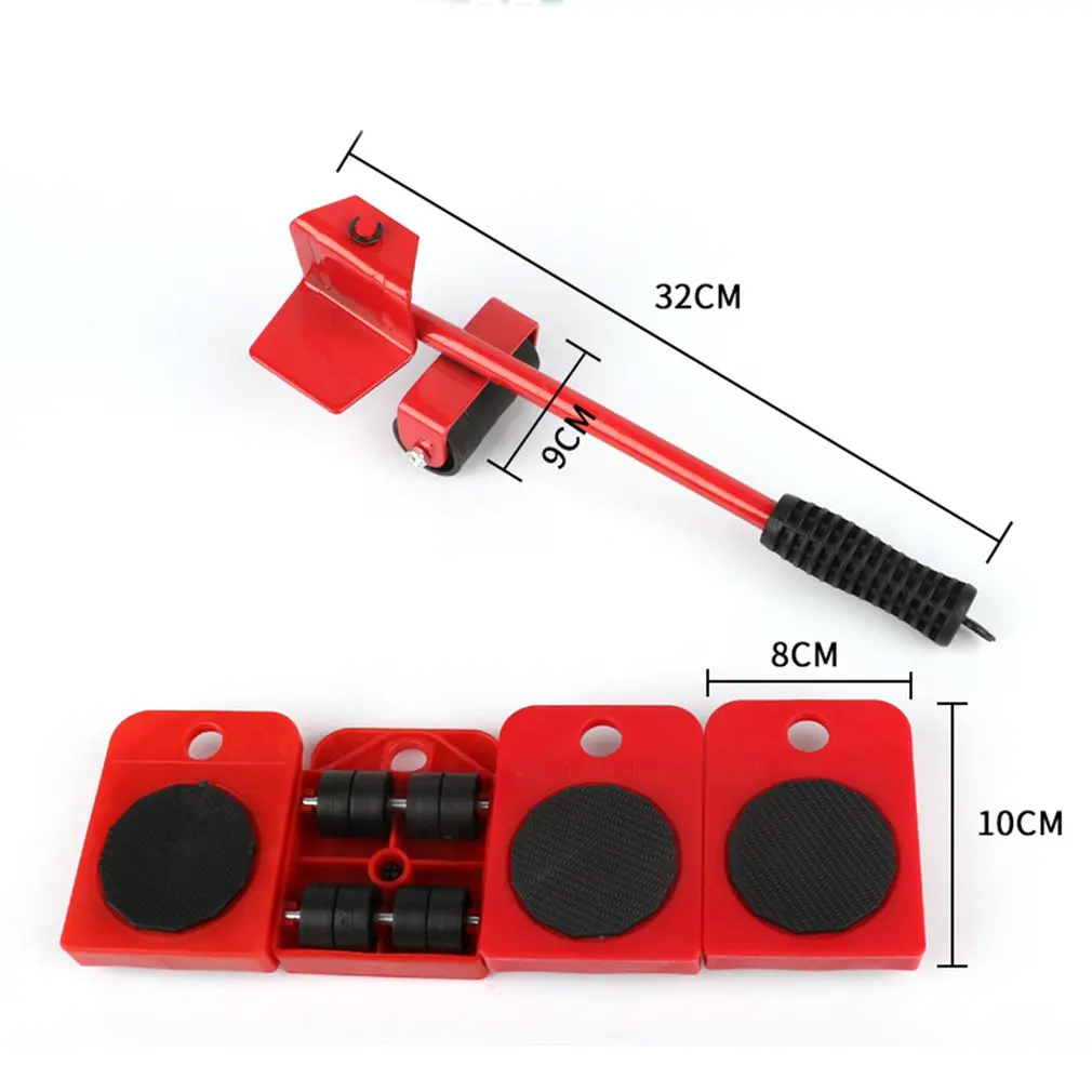Home Trolley Lift And Move Slides Kit Easily System For Furniture 5 Packs Tool Set Furniture Lifter Transport set Heavy mover 
Home Trolley Lift And Move Slides Kit Easily System For Furniture 5 Packs Tool Set Furniture Lifter Transport set Heavy mover