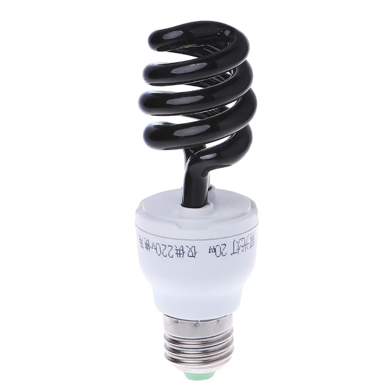 E27 5/15/20W UV ультрафиолетовые люминесцентные черная лампа CFL светильник ПА 220V |