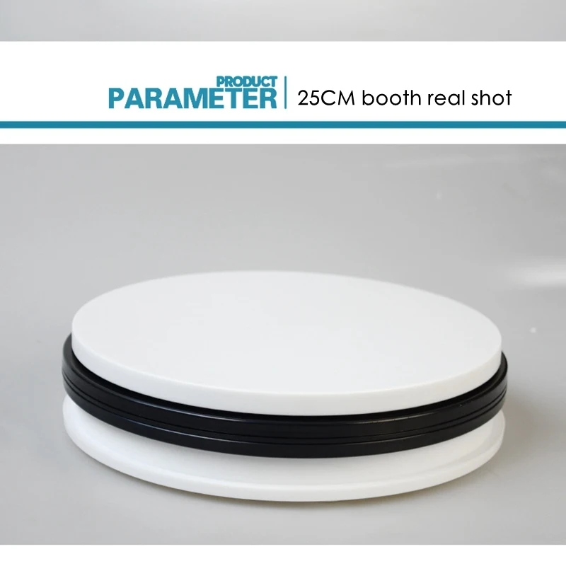 15/25cm 360° Electric Rotating Display Stand Jewelry Display Rotating Turntable Photography Base Video Shooting Table Load 10kg
15/25cm 360° Electric Rotating Display Stand Jewelry Display Rotating Turntable Photography Base Video Shooting Table Load 10kg