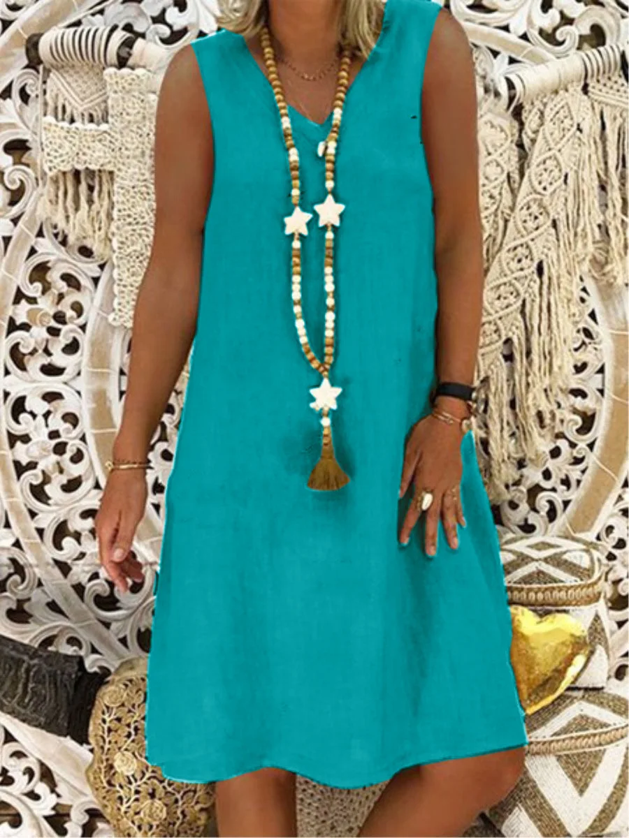 Women Casual Dress For Womens Summer 2020 Female v neck Sleeveless Plus Size Dresses Boho Female Loose Beach Vestidos 5XL
Women Casual Dress For Womens Summer 2020 Female v neck Sleeveless Plus Size Dresses Boho Female Loose Beach Vestidos 5XL