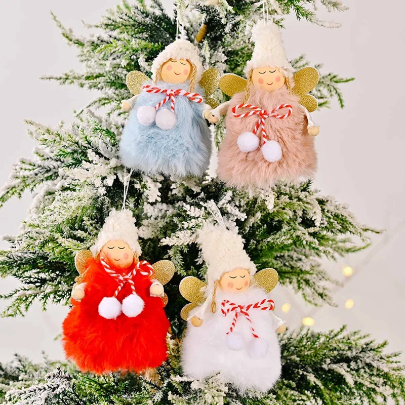 New Christmas Decoration Ornaments Christmas Bow Hairy Ball Fluffy Angel Pendant Christmas Tree Girl Angel Hanging Pendant
New Christmas Decoration Ornaments Christmas Bow Hairy Ball Fluffy Angel Pendant Christmas Tree Girl Angel Hanging Pendant