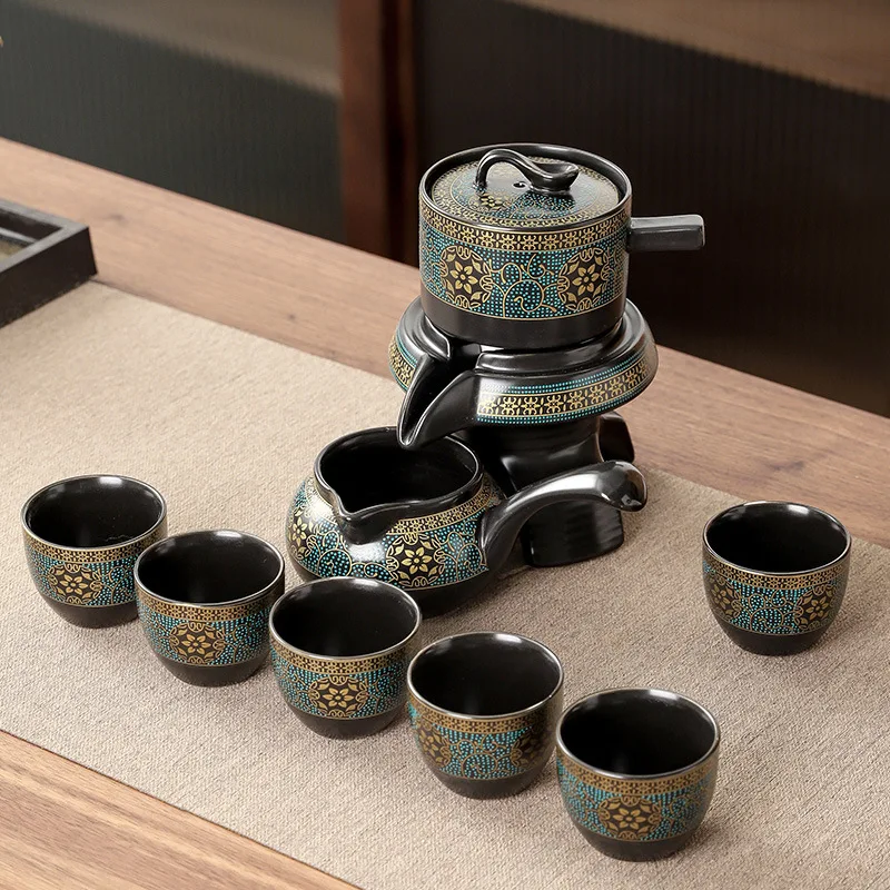 Lazy Semi-automatic Tea Set Home Office Teaware Kung Fu Teapot Teacup Ceramic Business Gift Customized Logo Chinese Luxury Cups
Lazy Semi-automatic Tea Set Home Office Teaware Kung Fu Teapot Teacup Ceramic Business Gift Customized Logo Chinese Luxury Cups