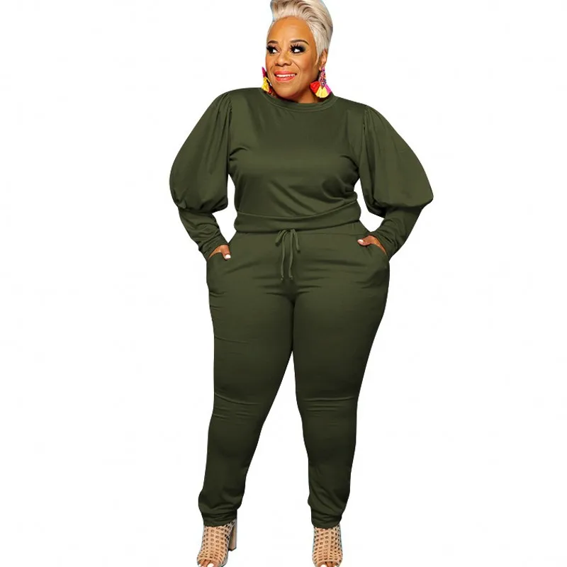 5XL размера плюс, повседневные однотонные Цвет комплект из двух предметов для женщин с рукавом-фонариком, топы и штаны для мальчиков костюм и...
5XL размера плюс, повседневные однотонные Цвет комплект из двух предметов для женщин с рукавом-фонариком, топы и штаны для мальчиков костюм и...
