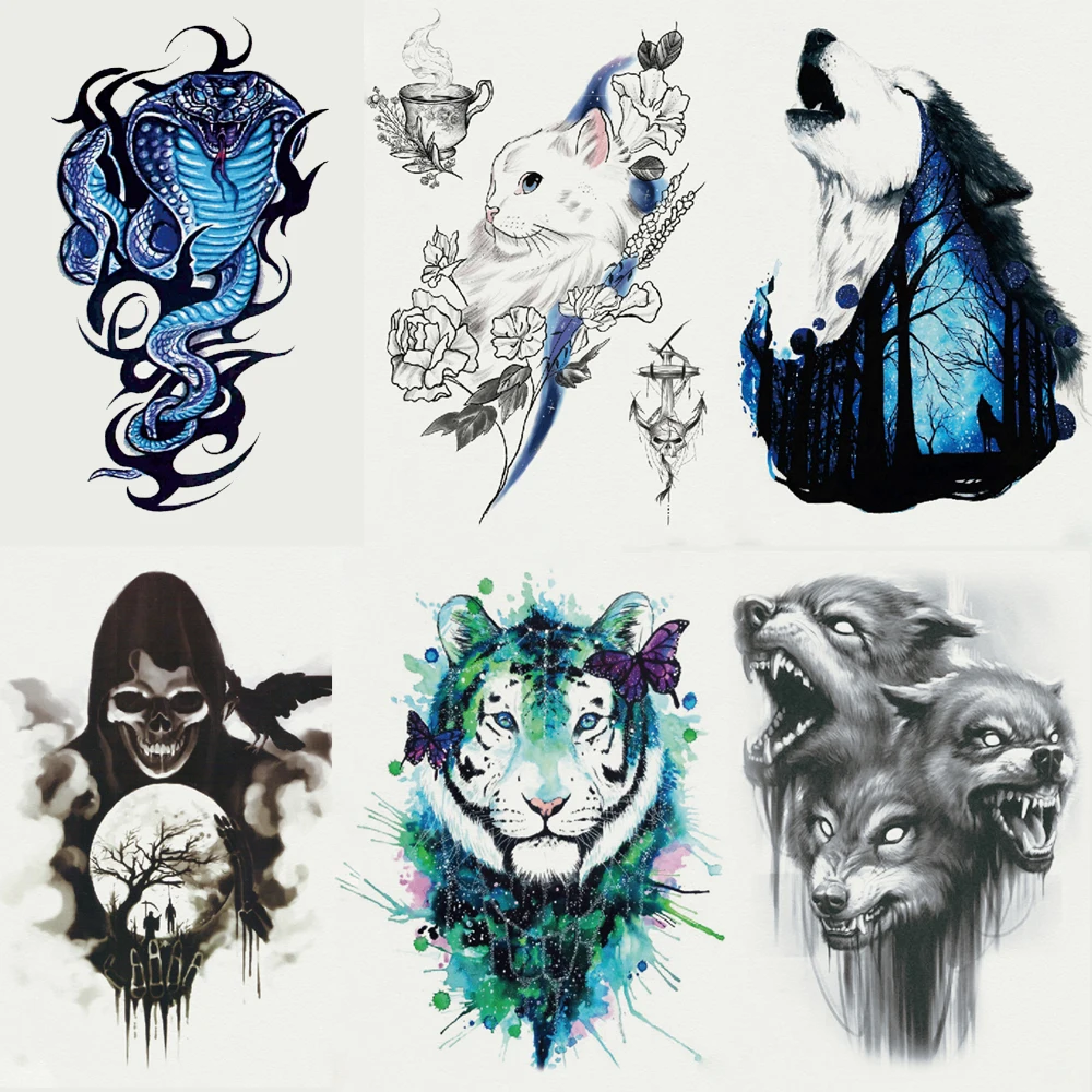 Тату-наклейки с тигром для мужчин, женщин, подростков и девочек, 6 листов
Тату-наклейки с тигром для мужчин, женщин, подростков и девочек, 6 листов