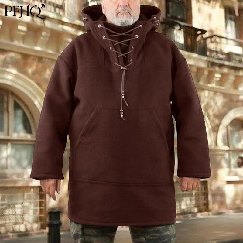 PFHQ 2021 New Men's Fashion Loose Solid Color Stitching Hooded Collar Mid-length Casual Woolen Sweater Autumn And Winter 21D1759
PFHQ 2021 New Men's Fashion Loose Solid Color Stitching Hooded Collar Mid-length Casual Woolen Sweater Autumn And Winter 21D1759