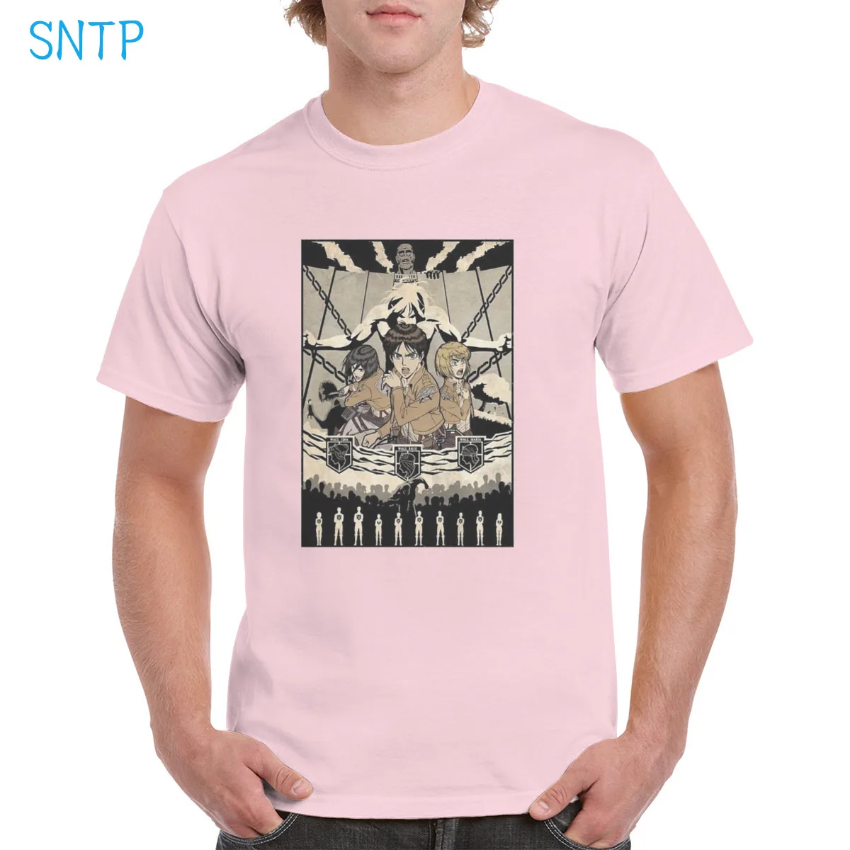 Retro Aesthetic Manga Attack on Titan Anime t shirt Cotton Harajuku Shingeki no kyojin Top SNK graphic Oversized Tee Female/Man 
Retro Aesthetic Manga Attack on Titan Anime t shirt Cotton Harajuku Shingeki no kyojin Top SNK graphic Oversized Tee Female/Man