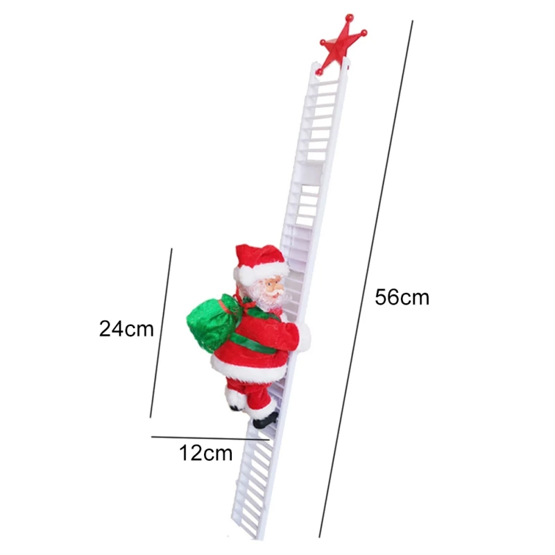 Christmas Hanging Decoration Santa Claus Electric Climbing Ladder Doll Christmas Tree Home Party Decoration Gift 2020 New
Christmas Hanging Decoration Santa Claus Electric Climbing Ladder Doll Christmas Tree Home Party Decoration Gift 2020 New