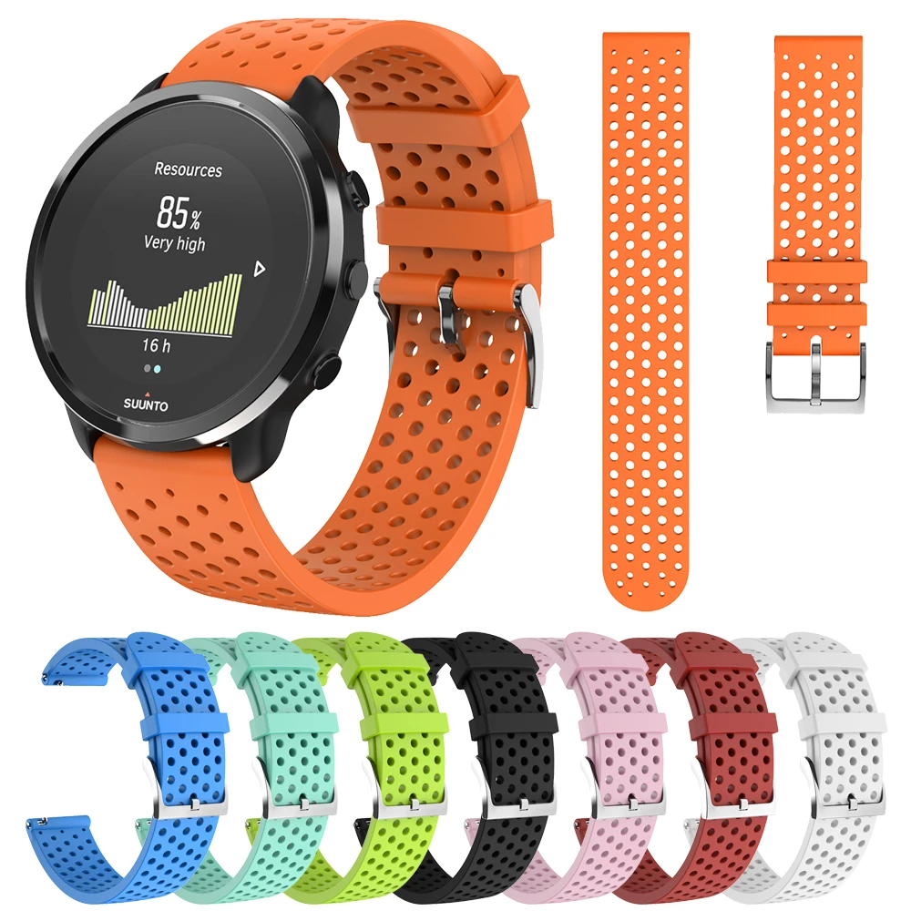 For SUUNTO 3 20MM Sport SILICONE STRAP Fitness Smartwatch Band Replacement Wristband for SUUNTO3 Watchband Accessories
For SUUNTO 3 20MM Sport SILICONE STRAP Fitness Smartwatch Band Replacement Wristband for SUUNTO3 Watchband Accessories