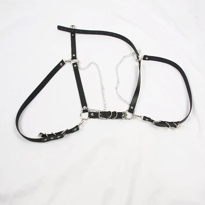 2021 Punk Waist Belt Women Suspenders Chest Metal Chain Belt Gothic Harajuku Streetwear Belts Chain Tassel Harness
2021 Punk Waist Belt Women Suspenders Chest Metal Chain Belt Gothic Harajuku Streetwear Belts Chain Tassel Harness