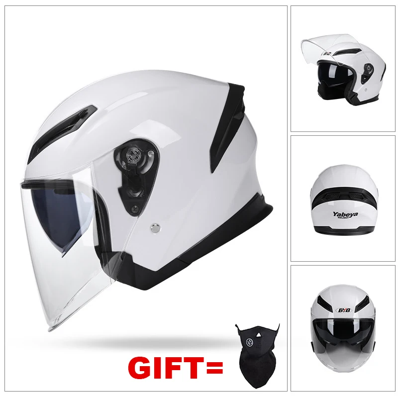 2021 DOT Approved Half Face Motorcycle Helmet Dual Lens Double Visor Motorbike Helmet Safety Motocross Helmet For Adults
2021 DOT Approved Half Face Motorcycle Helmet Dual Lens Double Visor Motorbike Helmet Safety Motocross Helmet For Adults