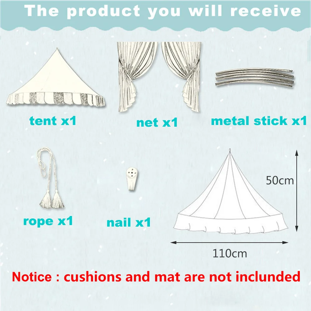 Nordic Kids Play Tent Pink Princess Castle Play House Tipi Enfant Indoor Baby Girls Crib Canopy Net Bed Tent Children Room Decor
Nordic Kids Play Tent Pink Princess Castle Play House Tipi Enfant Indoor Baby Girls Crib Canopy Net Bed Tent Children Room Decor