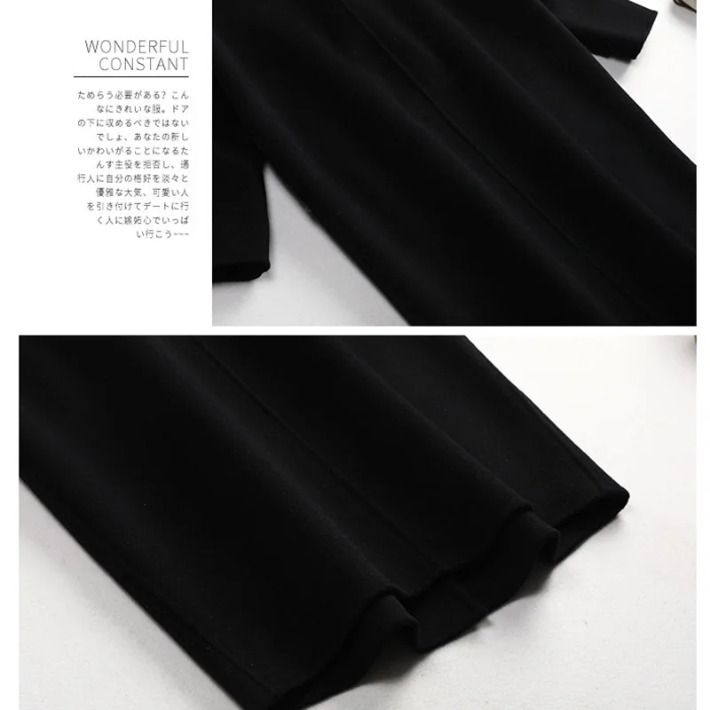 Classic Temperament Woolen Coat for Women Plus Size Women's Clothing 2020 Autumn Oversize Loose Long Jacket Wool & Blends
Classic Temperament Woolen Coat for Women Plus Size Women's Clothing 2020 Autumn Oversize Loose Long Jacket Wool & Blends