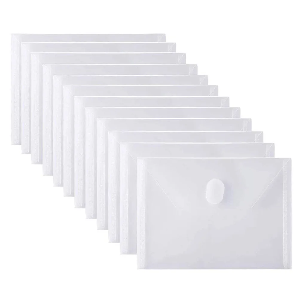 14x19 CM Clear Plastic Small Envelopes with Hook & Loop Ploy Envelope for Receipe/Check/ Cards/ Photos/ Dies & Stamp
14x19 CM Clear Plastic Small Envelopes with Hook & Loop Ploy Envelope for Receipe/Check/ Cards/ Photos/ Dies & Stamp