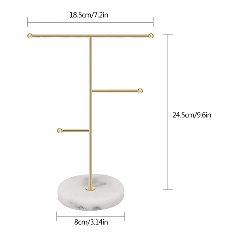 4Pcs Gold Storage Rack with Marble Base with Wood Earring Organizer Stand-Earring Holder/Stud Earring Display Storage
4Pcs Gold Storage Rack with Marble Base with Wood Earring Organizer Stand-Earring Holder/Stud Earring Display Storage