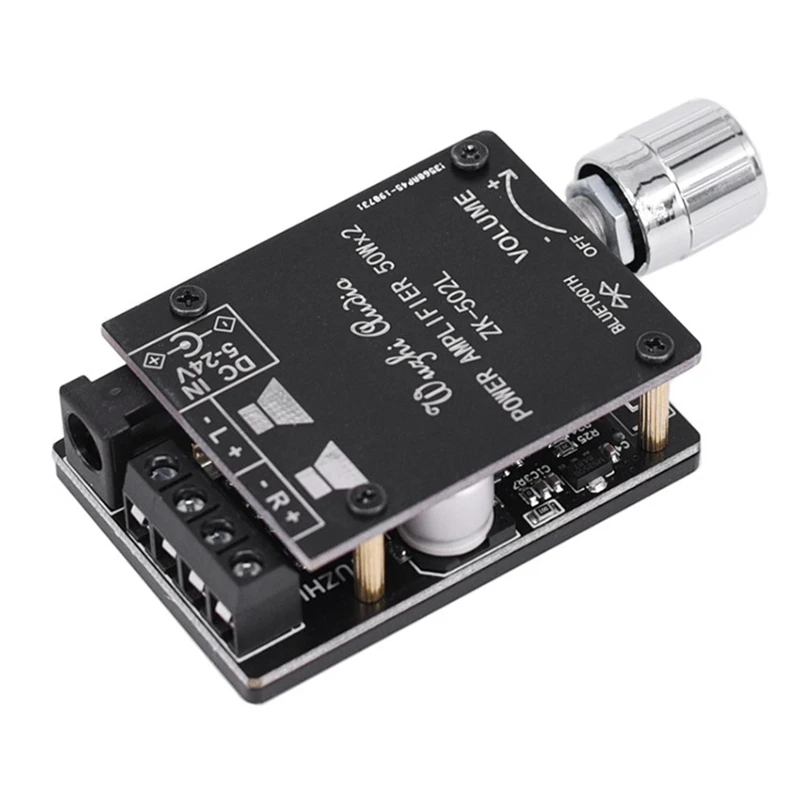 ZK 502L Bluetooth 5 0 беспроводной цифровой усилитель мощности стереоплата 50Wx2