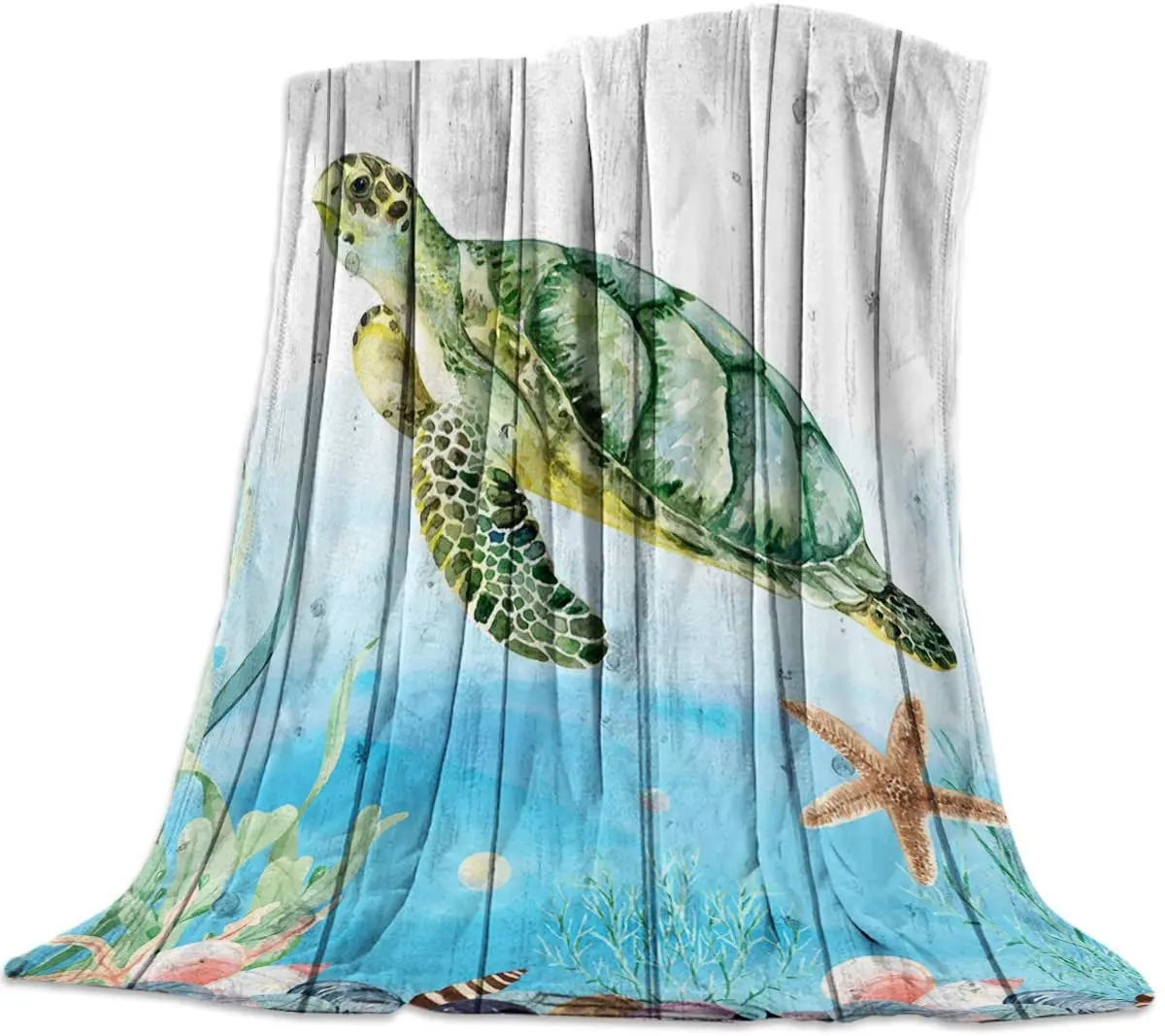 Blanket Fleece Throw Blankets,Sea Turtle Ocean Marine Life Wooden Lightweight Super Soft Microfiber Warm Plush Cozy Luxury Bed
Blanket Fleece Throw Blankets,Sea Turtle Ocean Marine Life Wooden Lightweight Super Soft Microfiber Warm Plush Cozy Luxury Bed