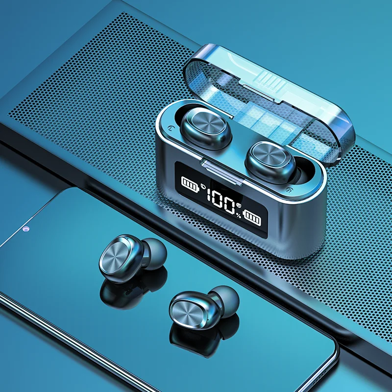 Беспроводные Bluetooth-наушники с микрофоном спортивные водонепроницаемые