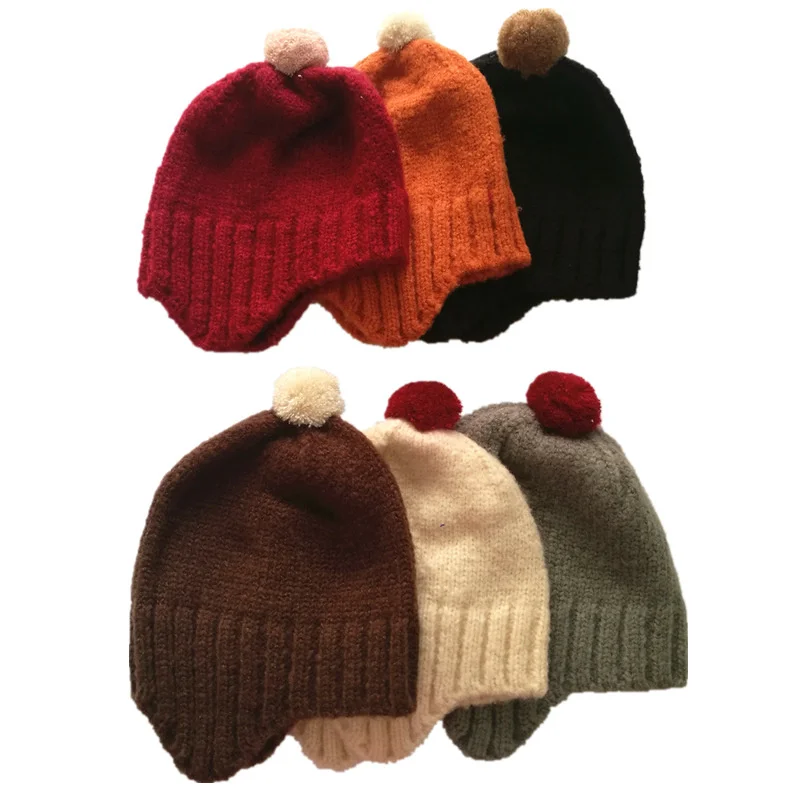 Cute Knitted Pompom Baby Hat Cap Thick Warm Baby Girl Boy Hat Beanie Winter Ear Warm Kids Hat Baby Bonnet Muts For Newborn
Cute Knitted Pompom Baby Hat Cap Thick Warm Baby Girl Boy Hat Beanie Winter Ear Warm Kids Hat Baby Bonnet Muts For Newborn