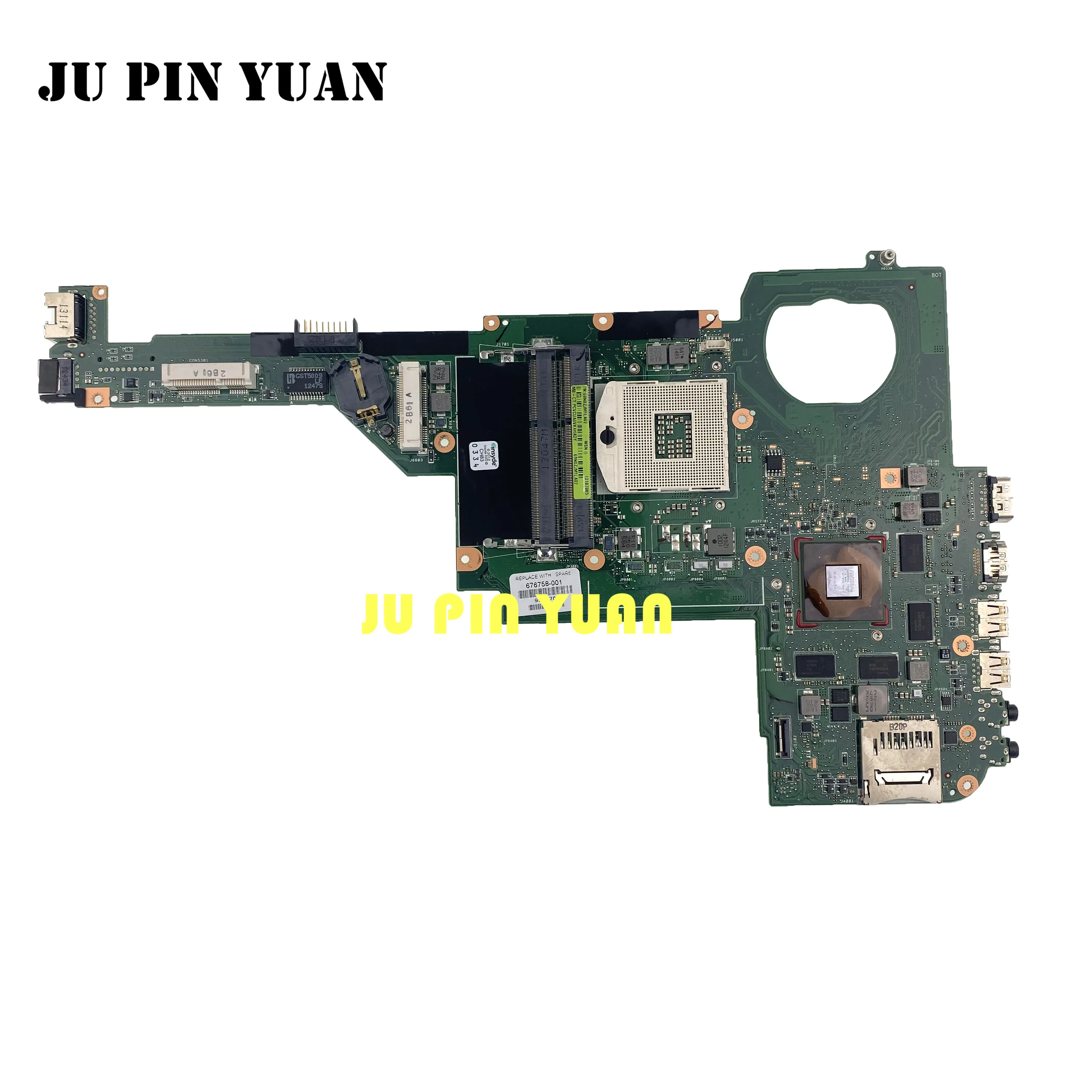 

676758-501 676758-001 Mainboard For HP ENVY DV4 DV4-5000 DV4T-5200 Laptop Motherboard HM76 GT630 All Functions Fully Tested