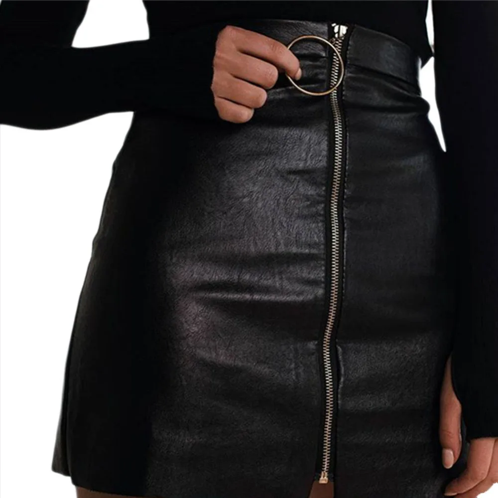 2019 New Fashion Metal Ring Zipper Bag Hip Skirt Slim Waist A-Line Solid Casual Female Sexy High Waist Above knee Mini Skirt new
2019 New Fashion Metal Ring Zipper Bag Hip Skirt Slim Waist A-Line Solid Casual Female Sexy High Waist Above knee Mini Skirt new