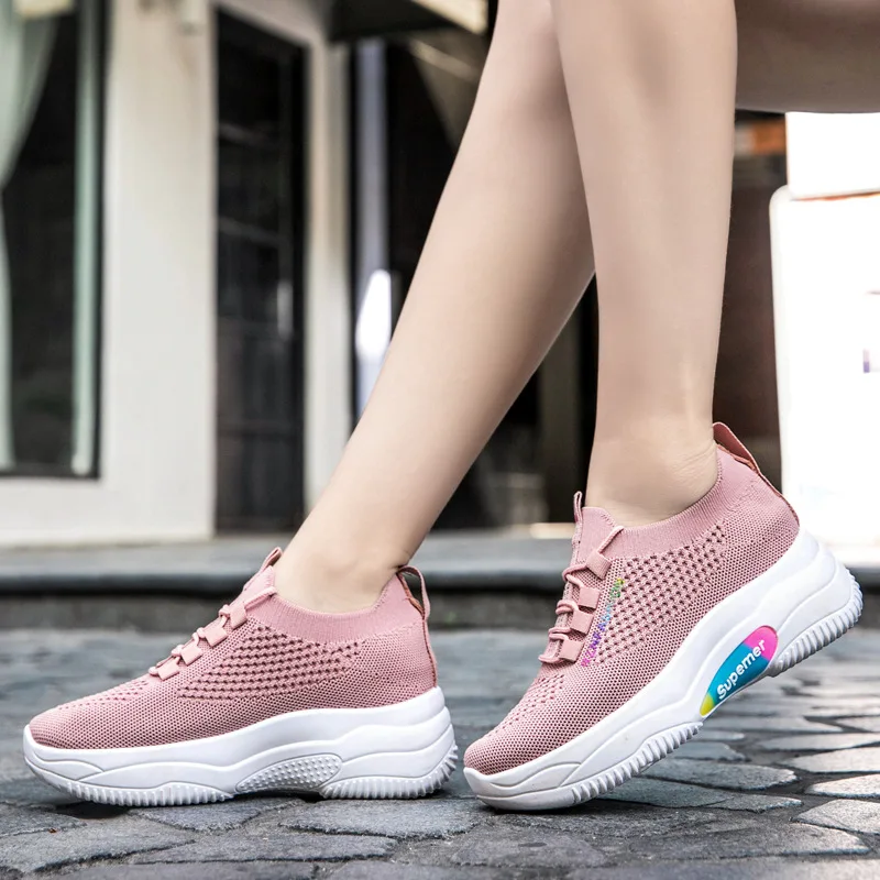 Women Sneakers Fashion Breathable Mesh Casual Shoes Platform Sneakers Platform Woman Vulcanize Shoes Walking Zapatillas Mujer
Women Sneakers Fashion Breathable Mesh Casual Shoes Platform Sneakers Platform Woman Vulcanize Shoes Walking Zapatillas Mujer
