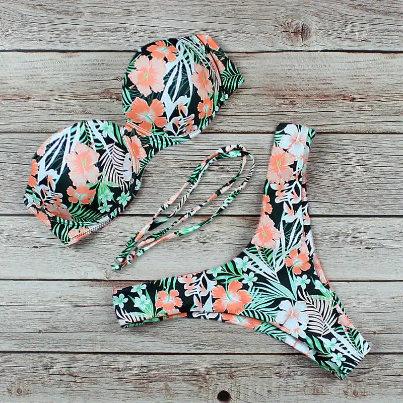 Print Floral Sexy Bikini 2021 Leopard Swimsuit Red Push Up Swimwear Women Bikini Set Brazilian Beach Wear Bathing Suit Biquini
Print Floral Sexy Bikini 2021 Leopard Swimsuit Red Push Up Swimwear Women Bikini Set Brazilian Beach Wear Bathing Suit Biquini