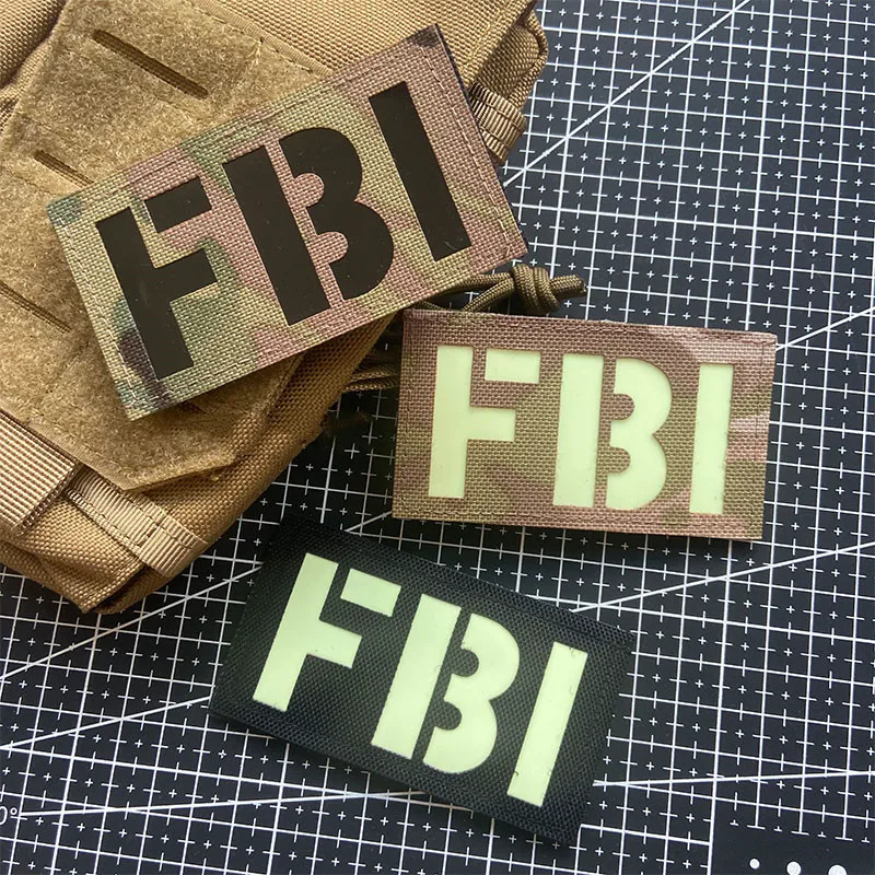 US Morale Badge FBI Velcro Tactical Vest Patch Badge Luminous Cutting Backpack Patch
US Morale Badge FBI Velcro Tactical Vest Patch Badge Luminous Cutting Backpack Patch