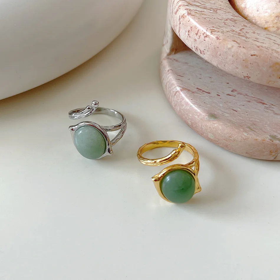 Amaiyllis 925 sterling silver Fashionable Temperament Adjustable Jasper Agate Ring Personality Index Finger Ring Jewelry
Amaiyllis 925 sterling silver Fashionable Temperament Adjustable Jasper Agate Ring Personality Index Finger Ring Jewelry