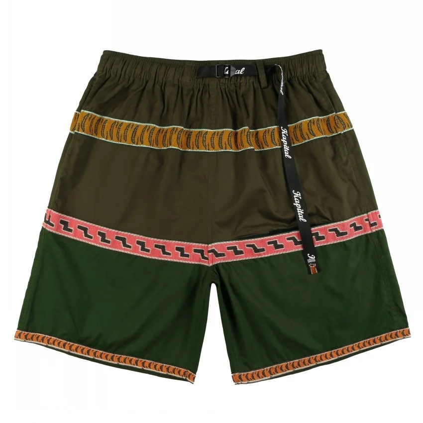 Men Women High Quality Ribbon Patchwork Tiger Print Casual Shorts Mesh Breeches KAPITAL Vintage Shorts
Men Women High Quality Ribbon Patchwork Tiger Print Casual Shorts Mesh Breeches KAPITAL Vintage Shorts