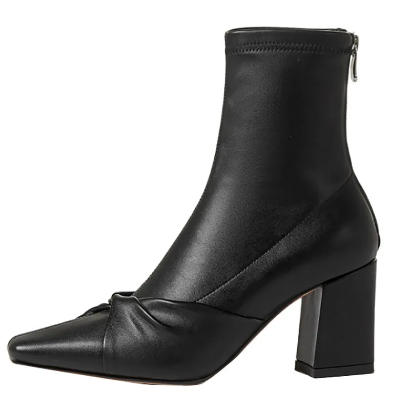 Shoes For Women 2021 New Autumn Winter Designer Model Temperament French Niche Square Toe Back Zipper Comfortable Super Soft PU
Shoes For Women 2021 New Autumn Winter Designer Model Temperament French Niche Square Toe Back Zipper Comfortable Super Soft PU