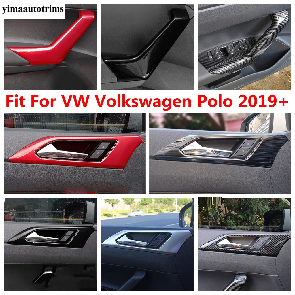 For VW Volkswagen Polo 2019 - 2023 Car Inner Door Handle Bowl Frame Cover Kit Trim ABS / Stainless Steel Accessories Interior
For VW Volkswagen Polo 2019 - 2023 Car Inner Door Handle Bowl Frame Cover Kit Trim ABS / Stainless Steel Accessories Interior