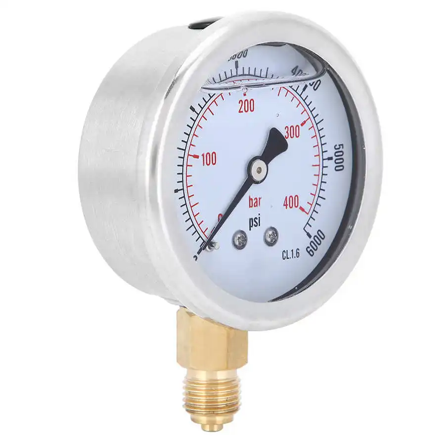 PGG604 400bar 1/4BSP Y60 Radial Oil Filled Pressure Gauge Manometer for Machinery Pressure Gauge NEW
PGG604 400bar 1/4BSP Y60 Radial Oil Filled Pressure Gauge Manometer for Machinery Pressure Gauge NEW