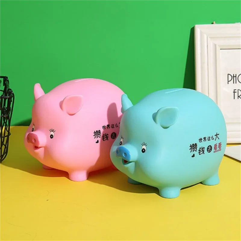 1Pc Piggy Money Saving Case Bank Home Decor Kids Toys High Capacity Anti-Fall Money Boxes Cartoon Pig Shaped Coins Storage Box
1Pc Piggy Money Saving Case Bank Home Decor Kids Toys High Capacity Anti-Fall Money Boxes Cartoon Pig Shaped Coins Storage Box