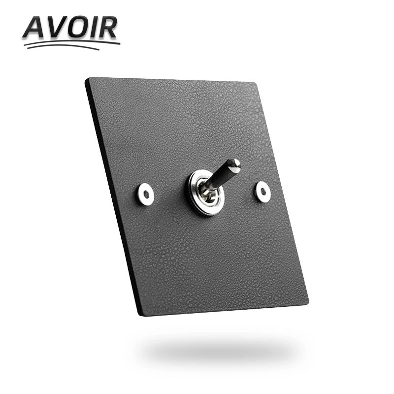 Avoir Wall Socket 220V Vintage Switch Retro Light Switch1/2/3Gang 2Way 86 Type Home Panel Socket Iron Lever Leather Switches
Avoir Wall Socket 220V Vintage Switch Retro Light Switch1/2/3Gang 2Way 86 Type Home Panel Socket Iron Lever Leather Switches