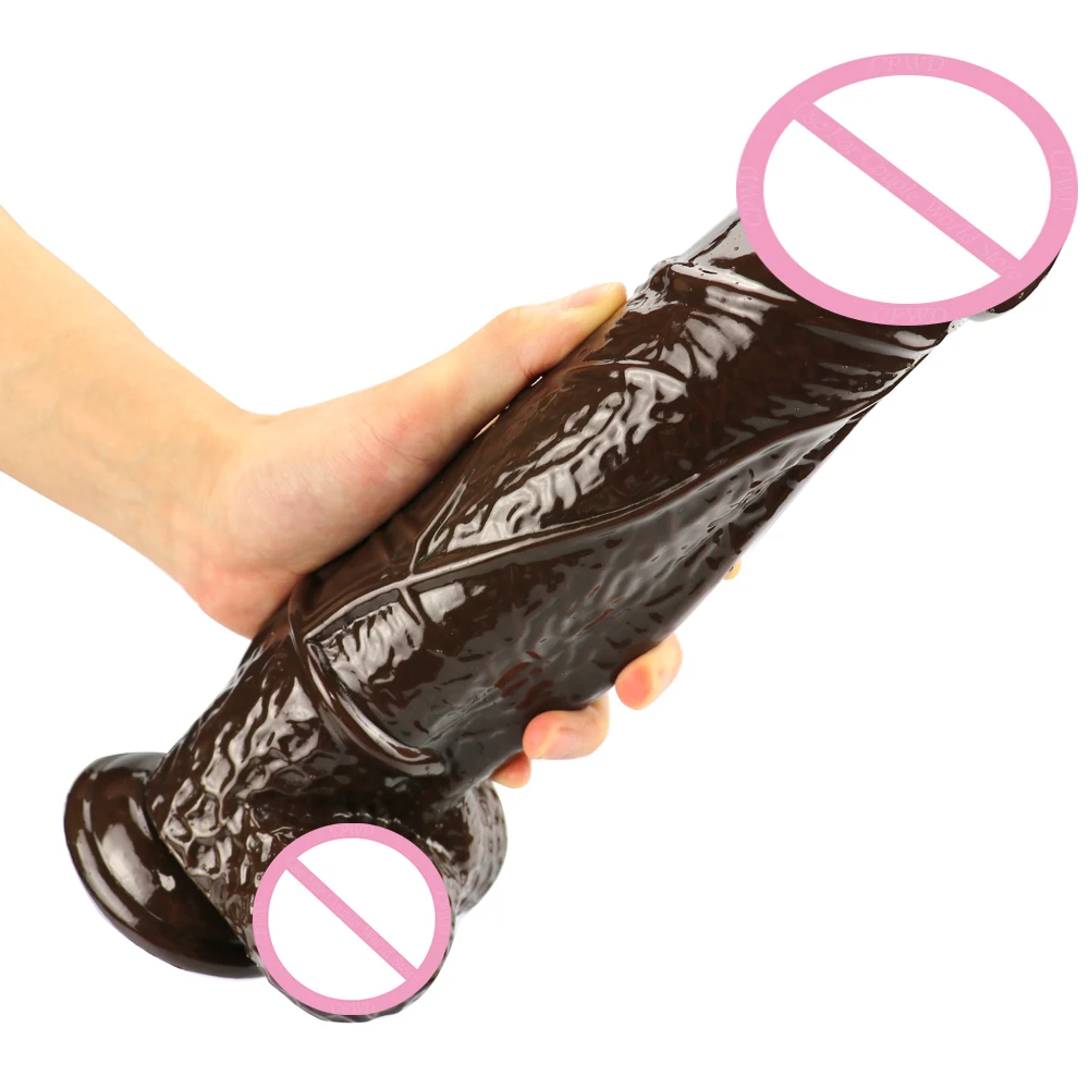 

CPWD Super Huge Dildos Soft Big Dildo Suction Cup Realistic Glans Cock Penis Thick Large Long Anal Plug Adult Toys For Couples
