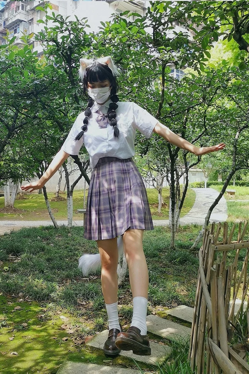 The Cat 's tail cos the Cat ear Wolf tail male maid niang park Cat tail hand made animal tail
The Cat 's tail cos the Cat ear Wolf tail male maid niang park Cat tail hand made animal tail