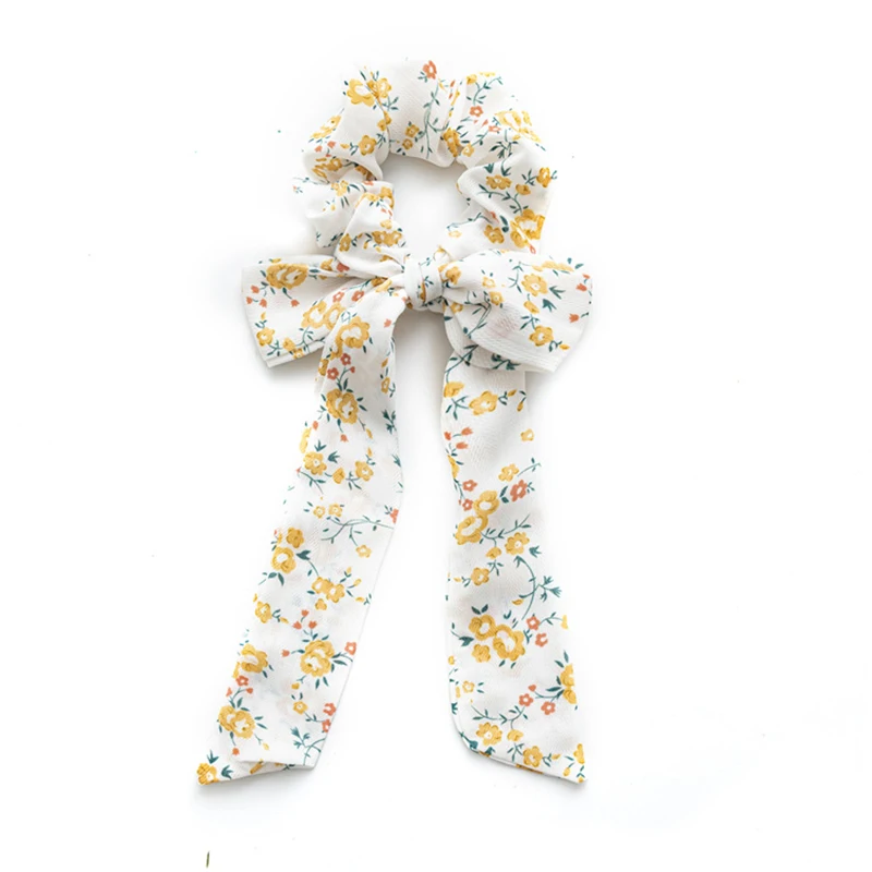 Floral Print Bow Scrunchies Fashion Printing Hair Accessories For Women Elegant Bow Tie Ponytail Holder Girl Elastic Hair Bands
Floral Print Bow Scrunchies Fashion Printing Hair Accessories For Women Elegant Bow Tie Ponytail Holder Girl Elastic Hair Bands