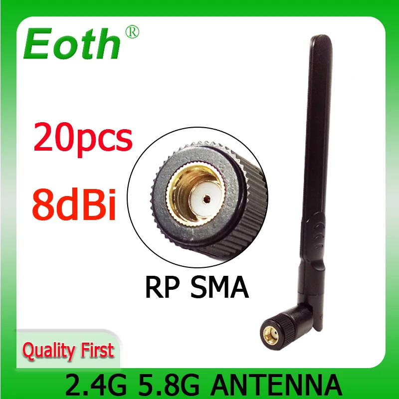 EOTH 20 шт. 2,4g 5,8g антенна 8dbi sma Розетка wlan Wi-Fi двухдиапазонная антенна модуль iot роутер tp link сигнальный приемник антенна
EOTH 20 шт. 2,4g 5,8g антенна 8dbi sma Розетка wlan Wi-Fi двухдиапазонная антенна модуль iot роутер tp link сигнальный приемник антенна