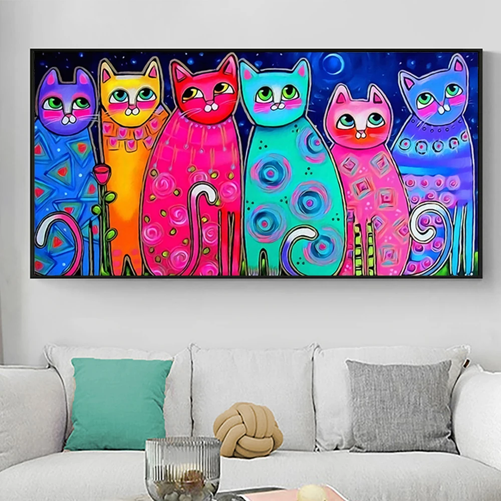 Abstract Kitty Canvas Painting Posters And Wall Art Style Prints Suitable For Living Room Home Decoration Paintings
Abstract Kitty Canvas Painting Posters And Wall Art Style Prints Suitable For Living Room Home Decoration Paintings