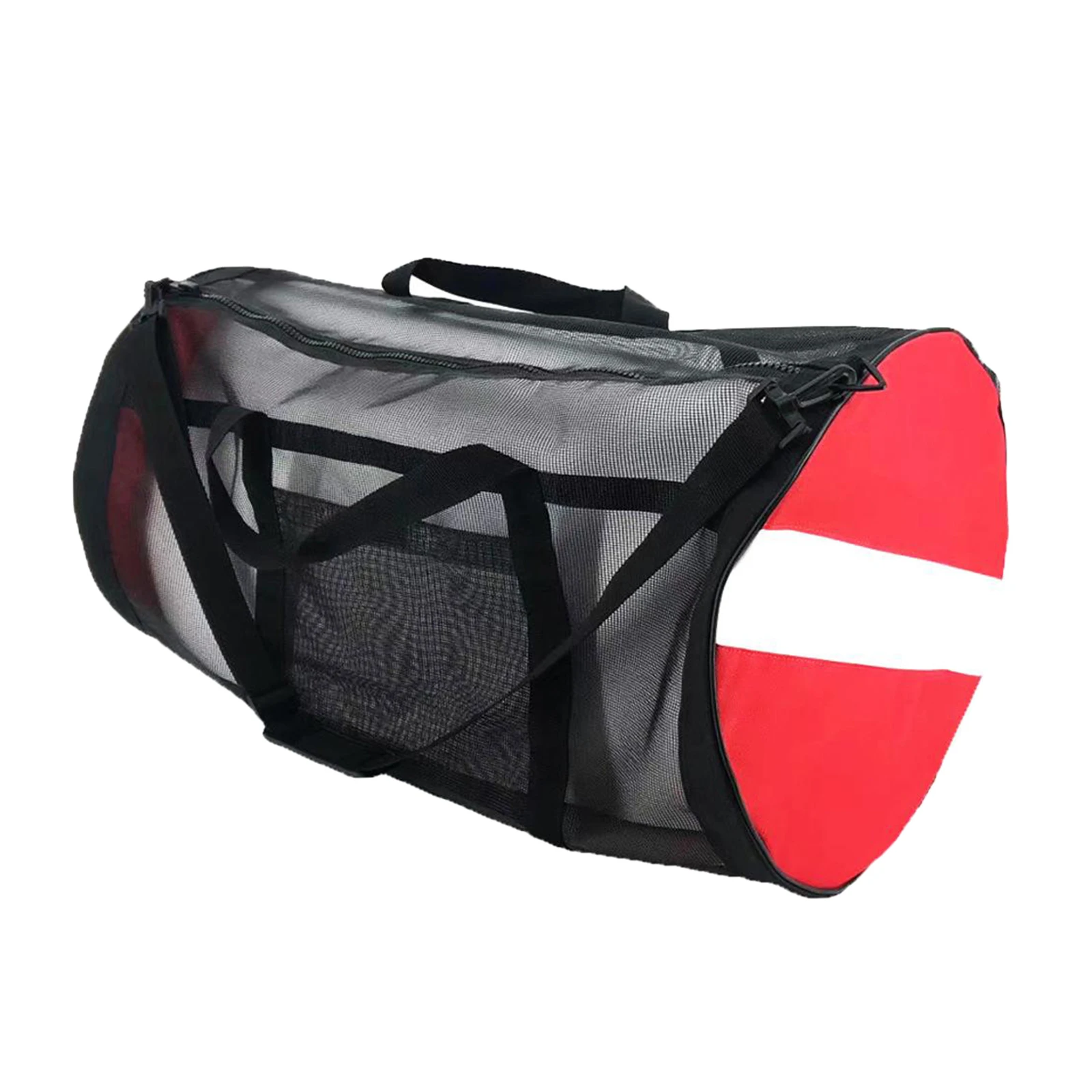 Lightweight Dive Flag Mesh Duffel Bag Backpack Organizer for Snorkeling Gear
Lightweight Dive Flag Mesh Duffel Bag Backpack Organizer for Snorkeling Gear