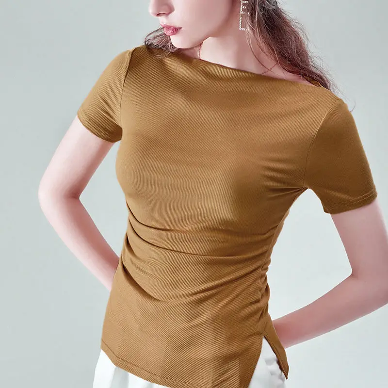 New Summer leisure quality classic hot selling short sleeve women's breathable T-shirt
New Summer leisure quality classic hot selling short sleeve women's breathable T-shirt