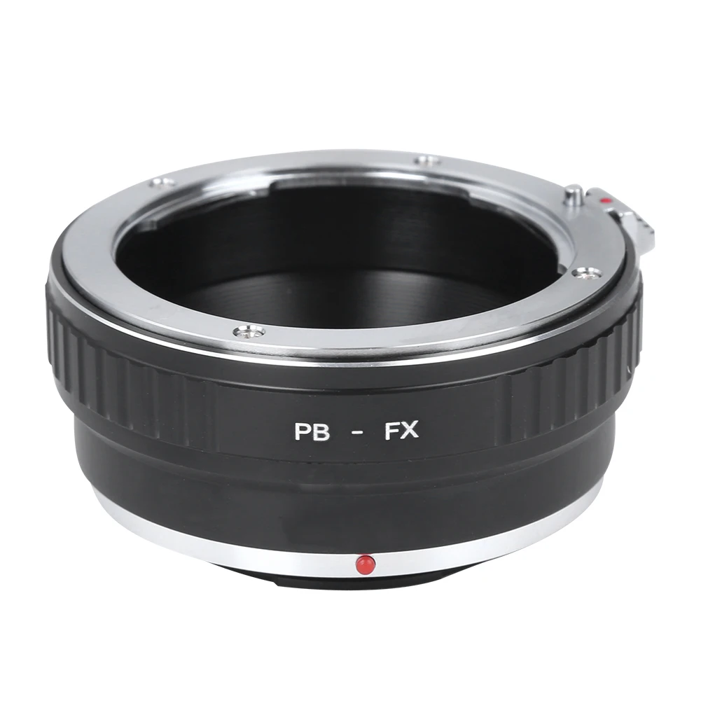 PB-FX Aluminium Alloy Durable Lens Mounting Adapter Ring for PB Mount Lens to for Fuji FX Mount Cameracamera
PB-FX Aluminium Alloy Durable Lens Mounting Adapter Ring for PB Mount Lens to for Fuji FX Mount Cameracamera
