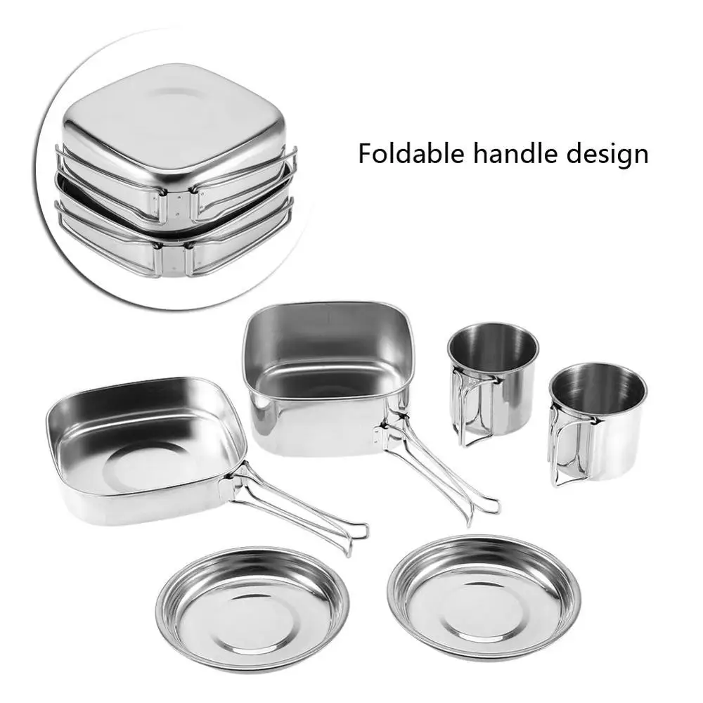 6 шт./компл. набор кухонной посуды для кемпинга, кухонная утварь, уличный чайник для приготовления пищи, посуда для пикника, чайник, сковорода 
6 шт./компл. набор кухонной посуды для кемпинга, кухонная утварь, уличный чайник для приготовления пищи, посуда для пикника, чайник, сковорода