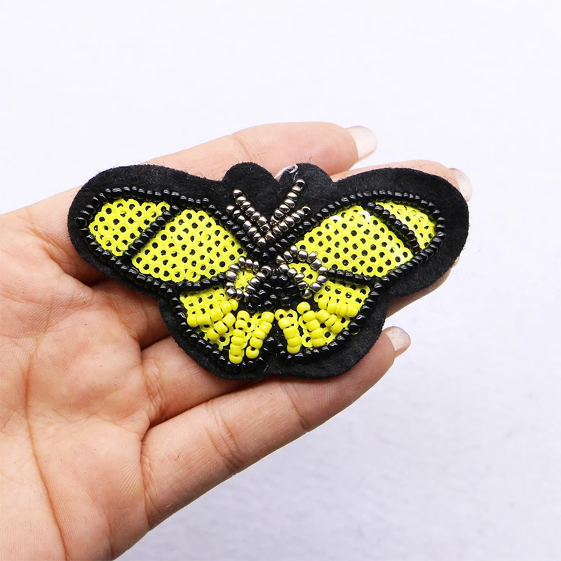 2 PCS Hand Sewn Beaded Sequin Insect Butterfly Applique Embroidery Garment Decoration Patch Beaded DIY Hand Sewn
2 PCS Hand Sewn Beaded Sequin Insect Butterfly Applique Embroidery Garment Decoration Patch Beaded DIY Hand Sewn